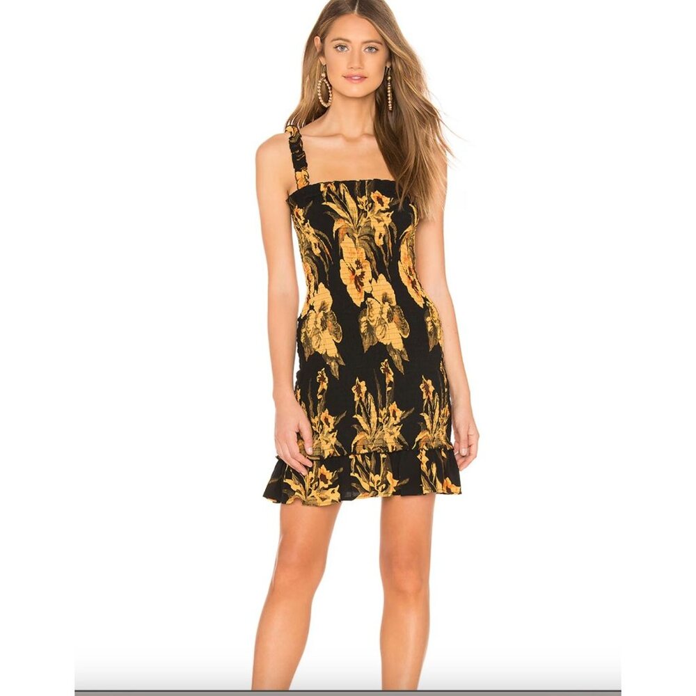 FAITHFULL THE BRAND Del mar Caribbean Mini Dress Size 4‎